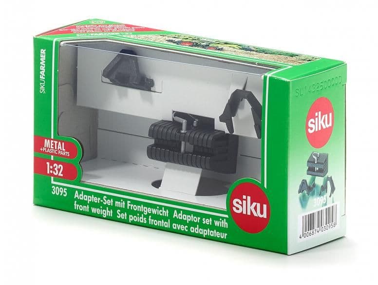 SIKU Farmer Zubehör - Adapter-Set mit Frontgewicht