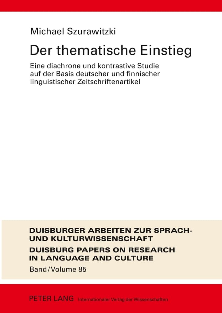 Der thematische Einstieg