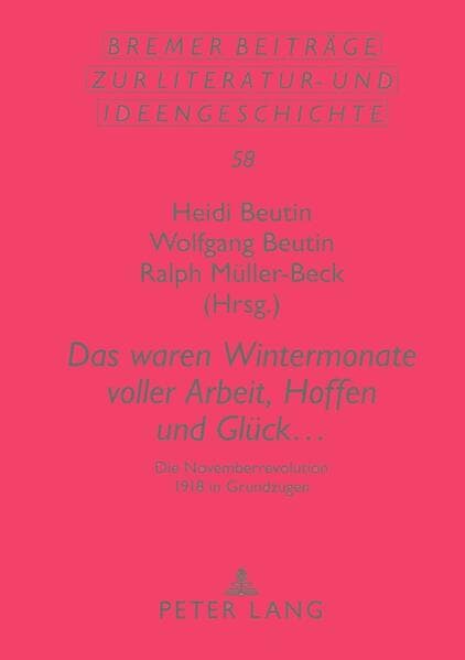 Das waren Wintermonate voller Arbeit, Hoffen und Glück ...