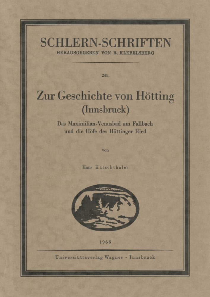 Zur Geschichte von Hötting