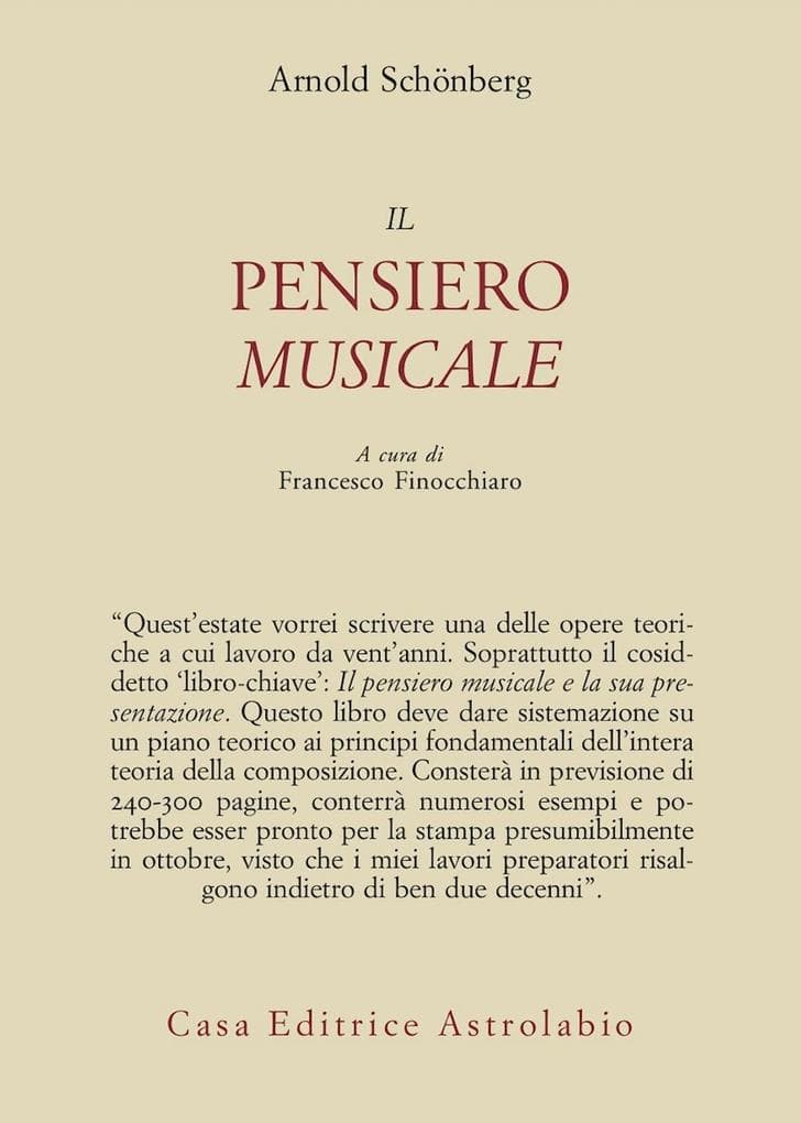 Il pensiero musicale. Testo tedesco a fronte