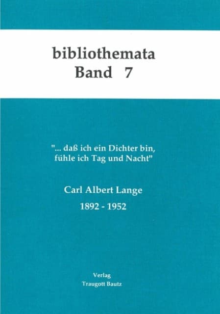 Carl Albert Lange 1892-1952