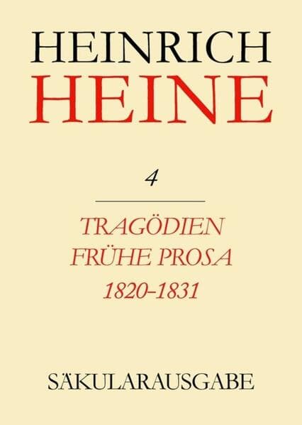 Tragödien. Frühe Prosa 1820-1831
