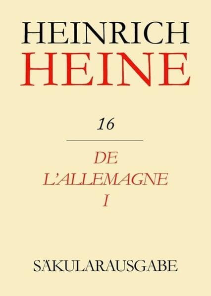De l'Allemagne I