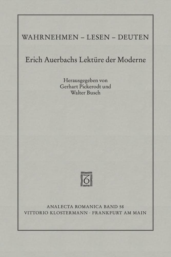 Wahrnehmen, Lesen, Deuten