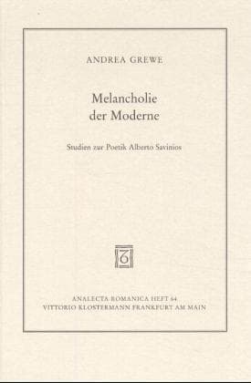 Melancholie der Moderne