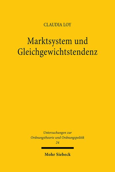Marktsystem und Gleichgewichtstendenz