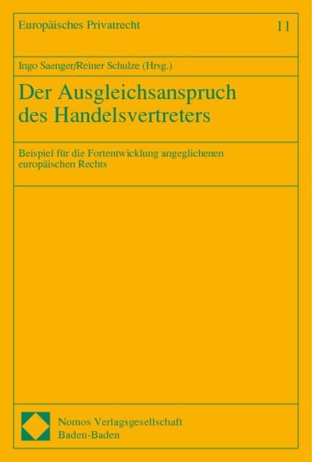Der Ausgleichsanspruch des Handelsvertreters