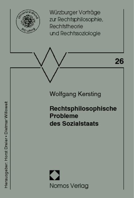 Rechtsphilosophische Probleme des Sozialstaats