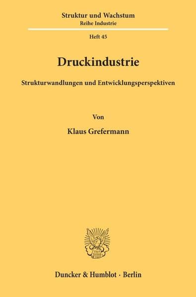 Druckindustrie.