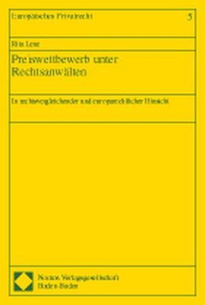 Preiswettbewerb unter Rechtsanwälten