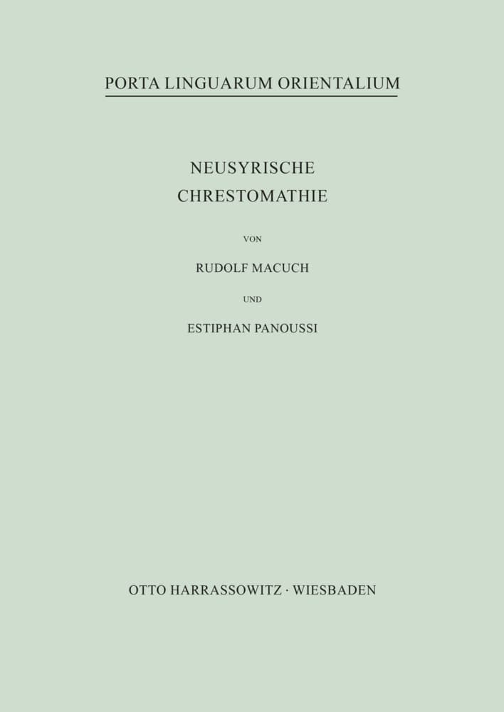 Neusyrische Chrestomathie