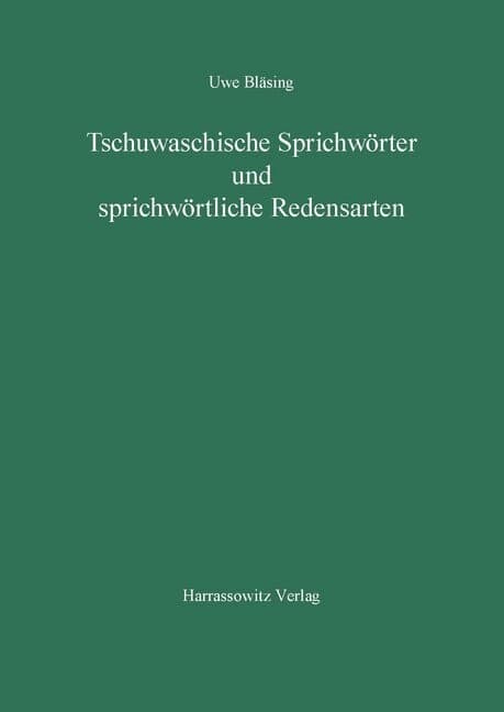 Tschuwachische Sprichwörter und sprichwörtliche Redensarten