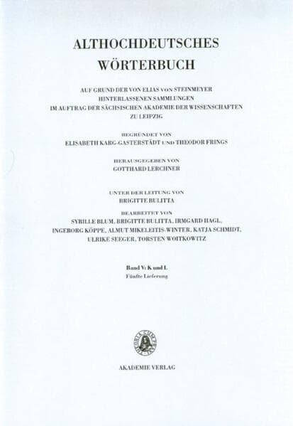 K und L: 5. Lieferung