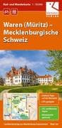 Waren (Müritz) - Mecklenburgische Schweiz 1 : 50 000 Rad-/Wanderkarte