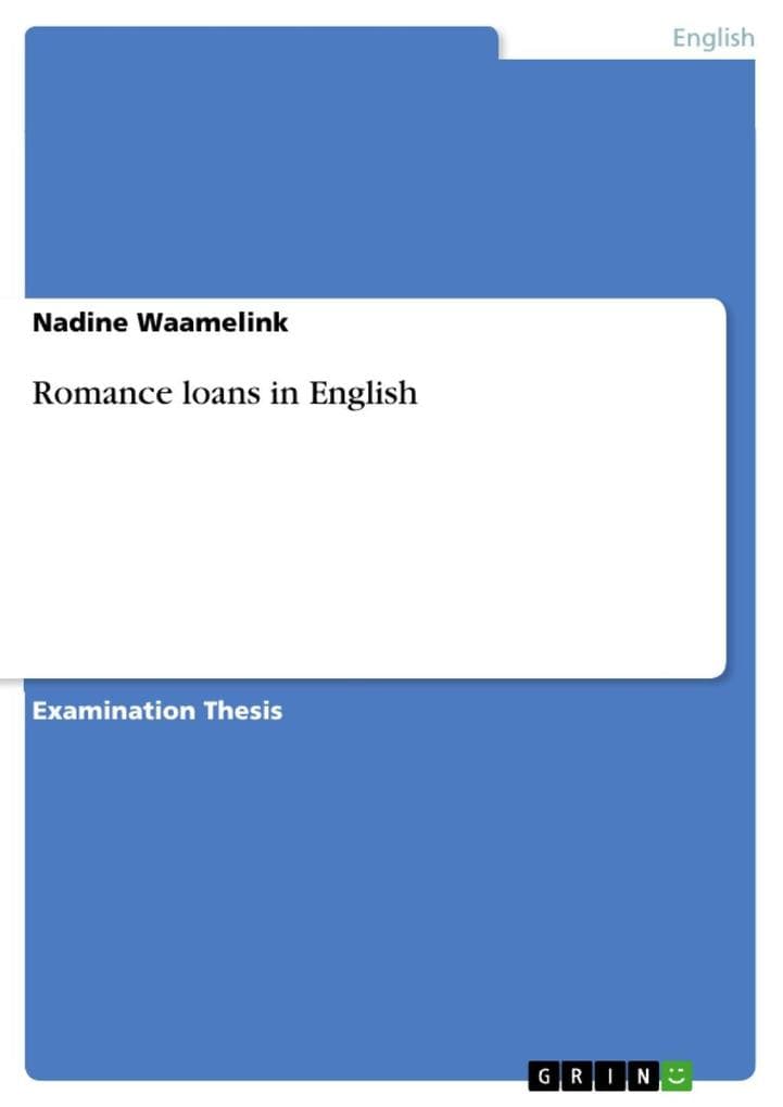 Romance loans in English