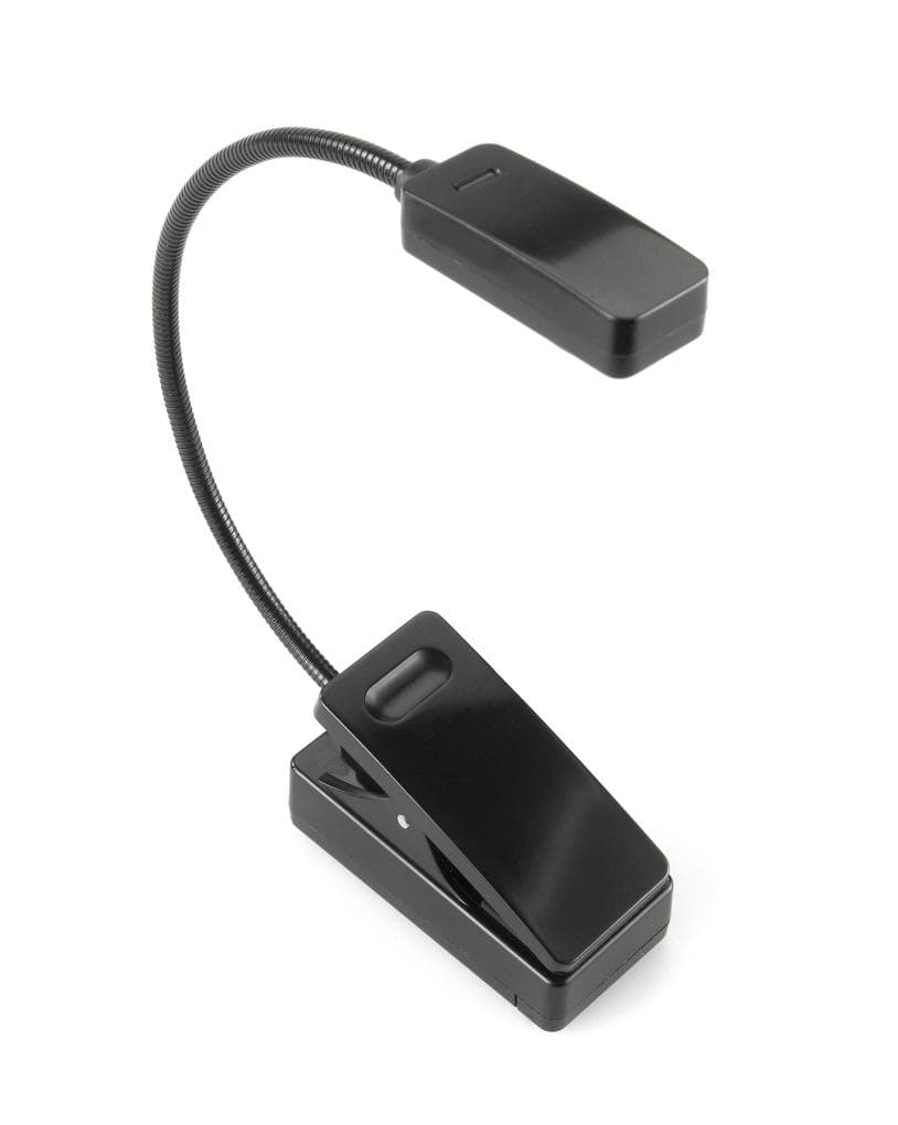 E-Booklight Schwarz | LED Leselampe mit Clip für Bücher und E-Reader