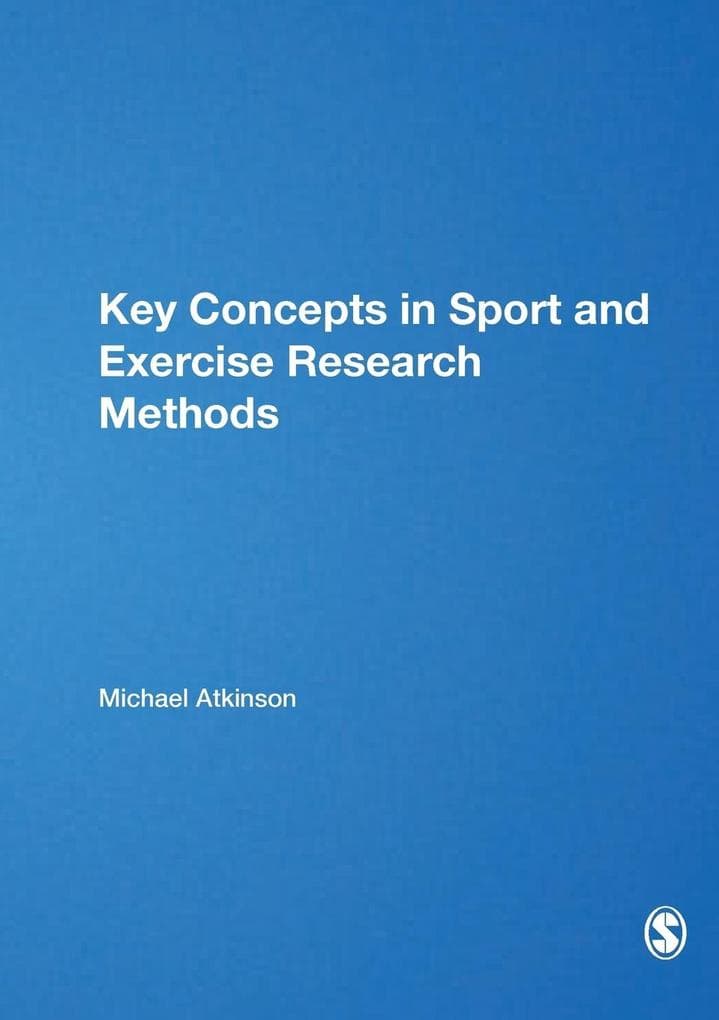 Key Concepts in Sport and Exercise Research Methods