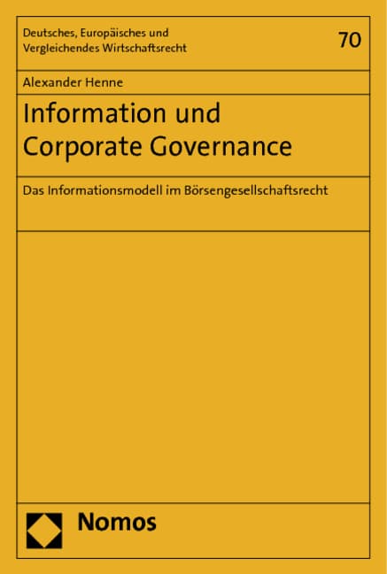 Information und Corporate Governance