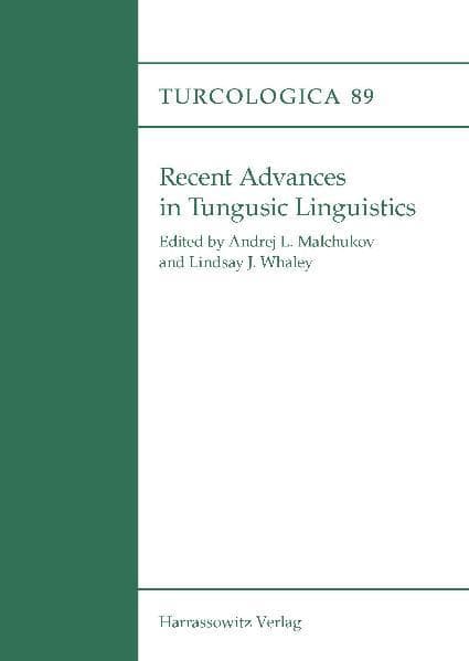 Recent Advances in Tungusic Linguistics
