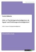Gibt es Überlichtgeschwindigkeiten als Signal- und Teilchengeschwindigkeiten?