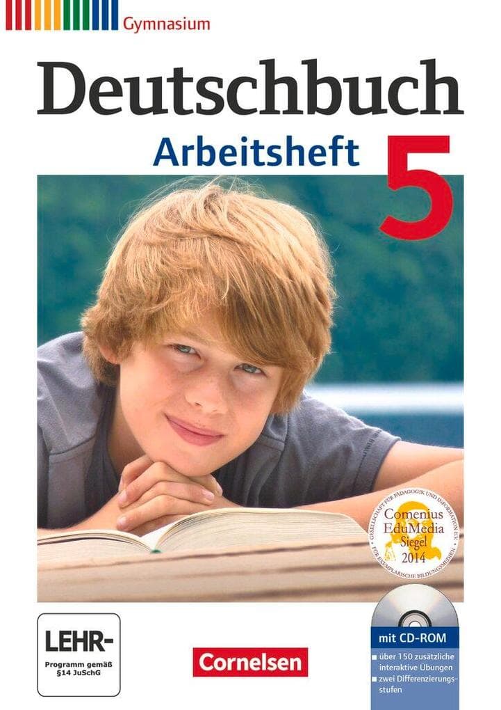 Deutschbuch 5. Schuljahr. Arbeitsheft mit Lösungen und Übungs-CD-ROM. Gymnasium Allgemeine Ausgabe
