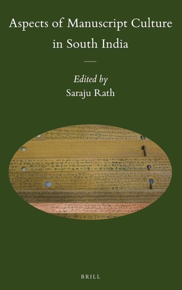 Aspects of Manuscript Culture in South India