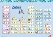 Zebra. Schreibtabellenposter, Poster Strategie 1. Schuljahr