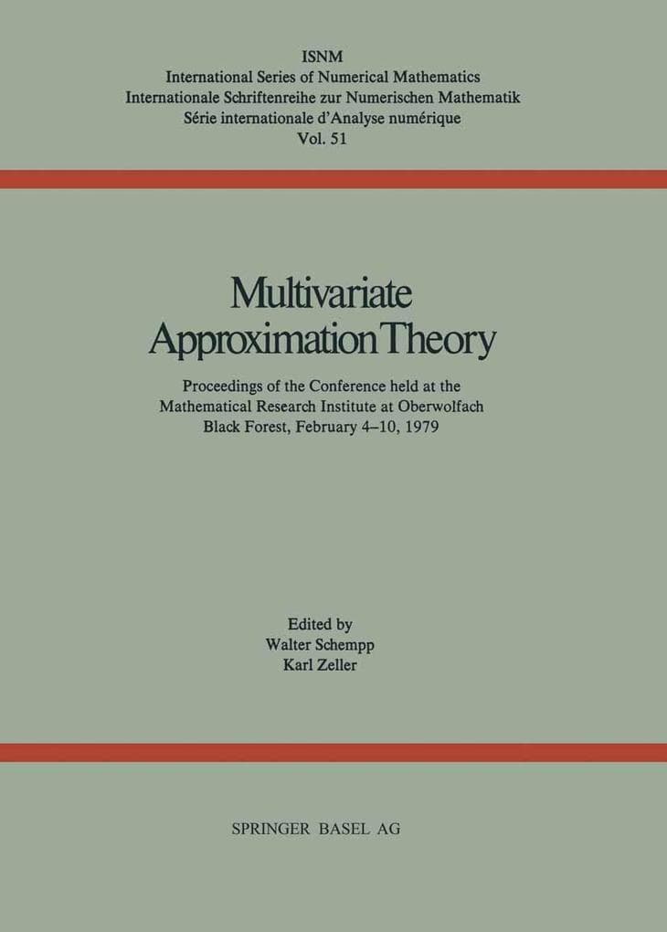 Multivariate Approximation Theory