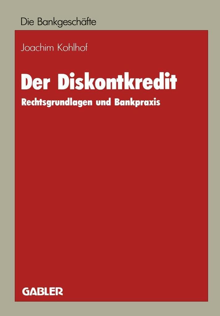 Der Diskontkredit