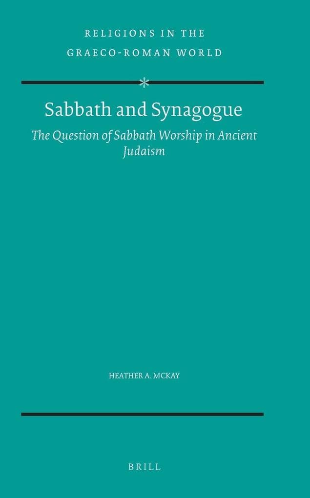 Sabbath and Synagogue