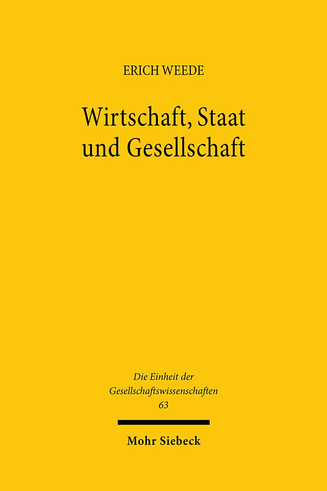 Wirtschaft, Staat und Gesellschaft