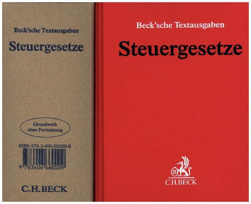 Steuergesetze (ohne Fortsetzungsnotierung). Inkl. 221. Ergänzungslieferung