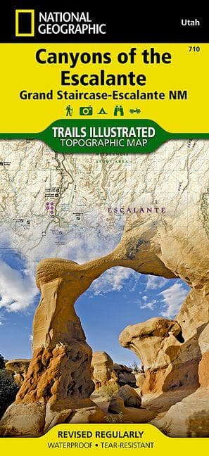 Canyons of the Escalante Map [Grand Staircase-Escalante National Monument]