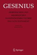 Hebräisches und Aramäisches Handwörterbuch über das Alte Testament