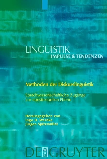 Methoden der Diskurslinguistik