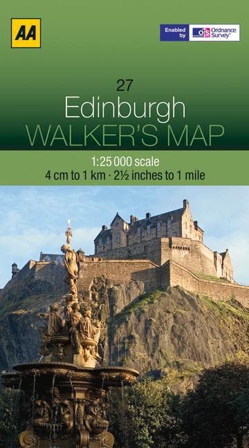 AA Edinburgh Walker's Map