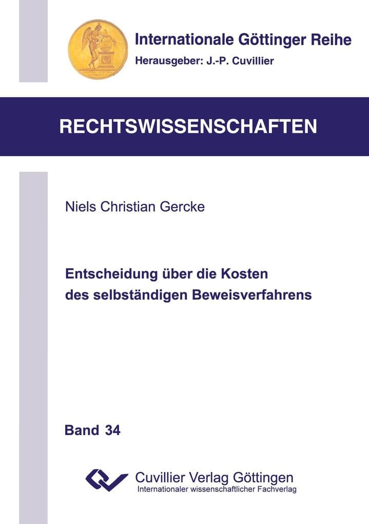 Entscheidung über die Kosten des selbständigen Beweisverfahrens