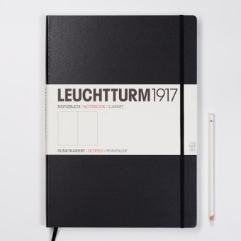 Notizbuch Master Classic, dotted, schwarz