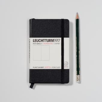 Notizbuch Pocket Classic, dotted, schwarz