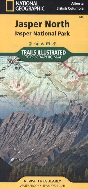 Jasper North Map [Jasper National Park]