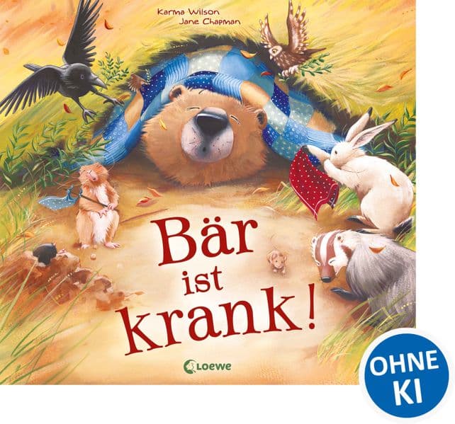 Bär ist krank!: Bilderbuch über Kranksein zum Vorlesen für Kinder ab 3 Jahre