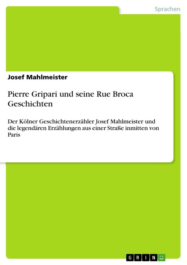 Pierre Gripari und seine Rue Broca Geschichten