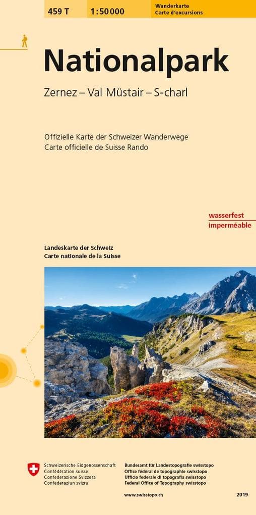 Swisstopo 1 : 50 000 Nationalpark