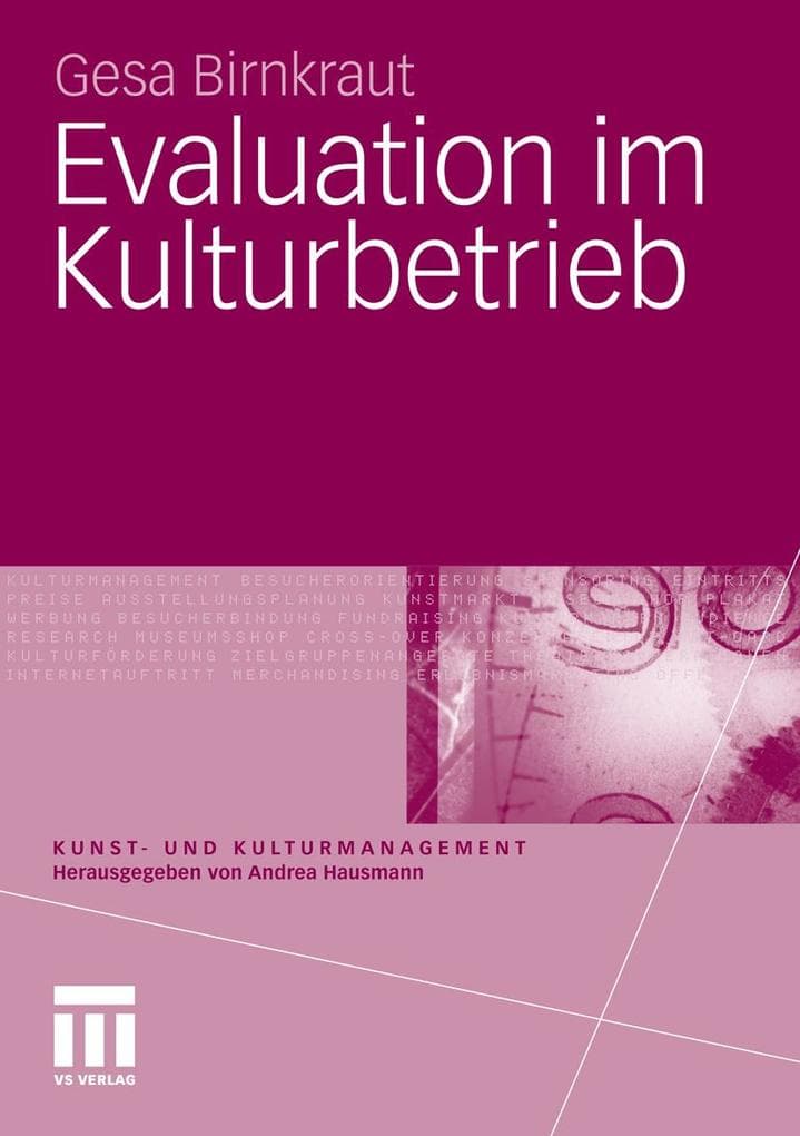 Evaluation im Kulturbetrieb