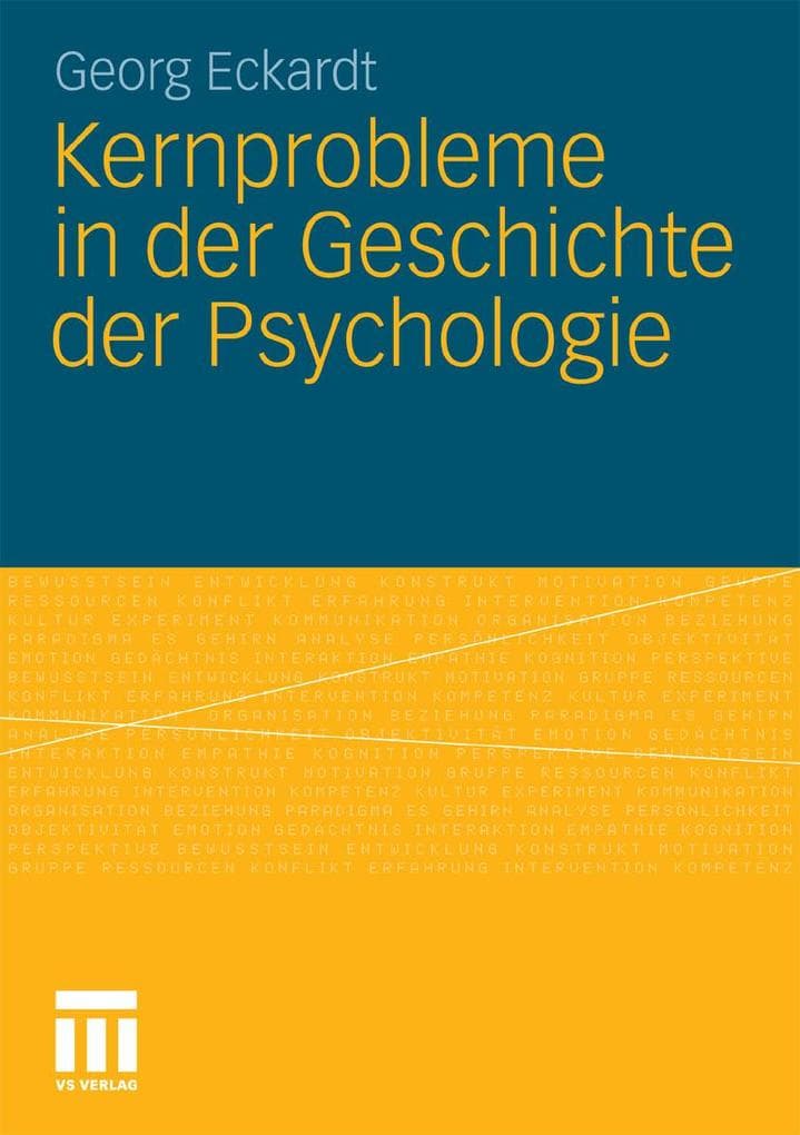 Kernprobleme in der Geschichte der Psychologie