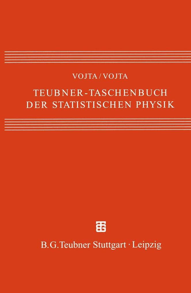 Teubner-Taschenbuch der statistischen Physik