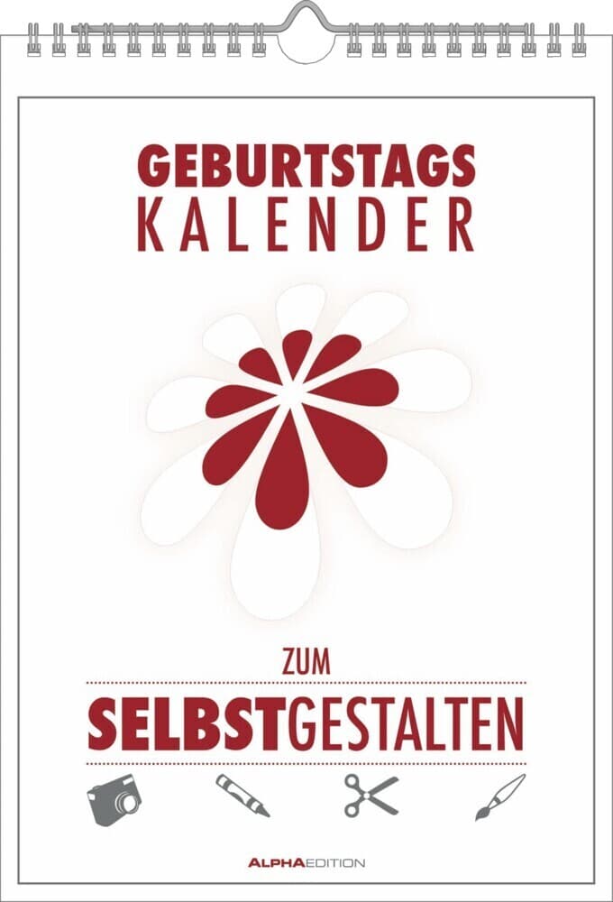 Geburtstagskalender zum Selbstgestalten