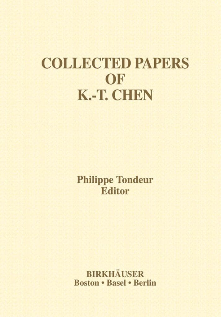 Collected Papers of K.-T. Chen