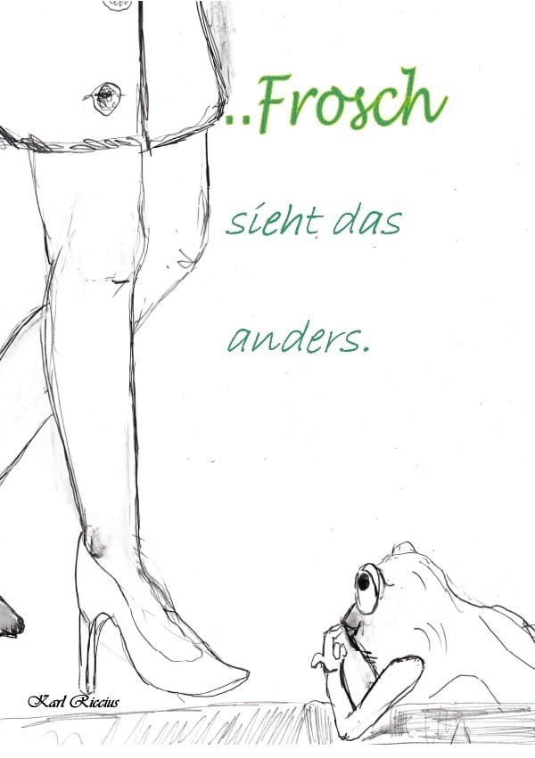 Frosch sieht das anders: hoppla! ungeahnter Augenblick.